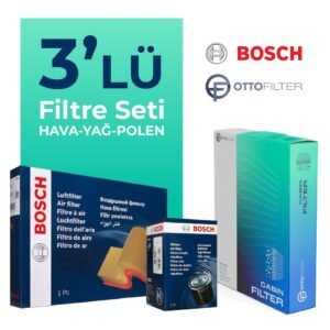 Bosch BMW 5.20 Dizel Filtre Bakım Seti (2007-2010) 3 Lü