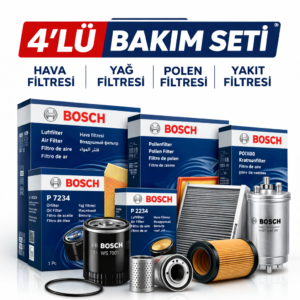 BOSCH Honda HR-V 1.6 Dizel Filtre Bakım Seti (2015-2021) 4 Lü