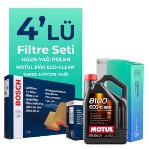 Bosch Audi A3 1.5 Tfsi Filtre Bakım Seti Motul Motor Yağlı (2016-2019) 4 Lü