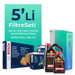 Bosch Audi Q7 50 Dizel Filtre Bakım Seti Motul Motor Yağlı (2019-2024) 5 Li