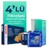 BOSCH Fiat Albea 1.4 Benzinli Filtre Bakım Seti Liqui Moly Motor Yağlı (2006-2012) 4 Lü