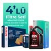 BOSCH Fiat Punto Evo 1.3 Dizel Filtre Bakım Seti Motul Motor Yağlı EURO 5 (2008-2015) 4 Lü