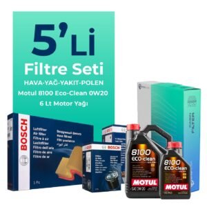 BOSCH Ford Kuga 1.5 Dizel Manuel Filtre Bakım Seti Motul Motor Yağlı (2019-2023) 5 Li