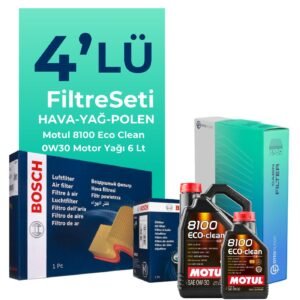BOSCH Ford Mondeo 2.0 Dizel Filtre Bakım Seti Motul Motor Yağlı (2015-2018) 4 Lü