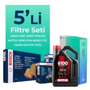 BOSCH Hyundai Accent Era 1.5 Dizel Filtre Bakım Seti Motul Motor Yağlı (2006-2012) 5 Li