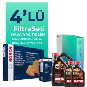 Bosch Jaguar F-Pace 2.0 Dizel Filtre Bakım Seti Motul Motor Yağlı (2015-2022) 4 Lü