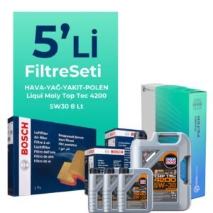 BOSCH Mercedes CLS350 Dizel Filtre Bakım Seti Liqui Moly Motor Yağlı (2010-2011) 5 Li
