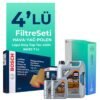 BOSCH Mercedes E250 Benzin Filtre Bakım Seti Liqui Moly Motor Yağlı (2013-2015) 4 Lü