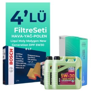 BOSCH Mercedes E280 Dizel Filtre Bakım Seti Liqui Moly Motor Yağlı (2003-2008) 4 Lü