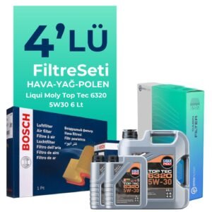BOSCH Peugeot Expert 1.5 Dizel Filtre Bakım Seti Liqui Moly Motor Yağlı (2017-2025) 4 Lü