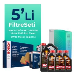 Bosch Peugeot Expert 2.0 Dizel Filtre Bakım Seti Motul Motor Yağlı (2017-2024) 5 Li