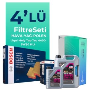 BOSCH Renault Trafic 1.6 Dizel Filtre Bakım Seti Liqui Moly Motor Yağlı (2014-2019) 4 Lü
