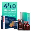 BOSCH Toyota Hilux 3.0 Filtre Bakım Seti Motul Motor Yağlı (2006-2015) 4 Lü