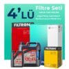 Filtron BMW X1 2.0i Filtre Bakım Seti Liqui Moly Motor Yağlı (2023-2024) 4 Lü