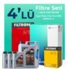 Filtron Citroen Jumpy 2.0 Dizel Filtre Bakım Seti Liqui Moly Motor Yağlı (2017-2024) 4 Lü