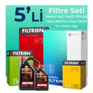 Filtron Ford Kuga 1.5 Dizel Otomatik Filtre Bakım Seti Motul Motor Yağlı (2019-2023) 5 Li