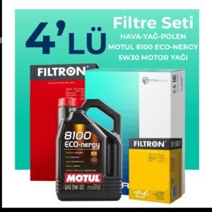 Filtron Hyundai Accent Era 1.6 Benzin Filtre Bakım Seti Motul Motor Yağlı (2006-2012) 4 Lü