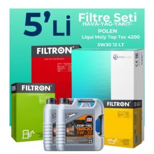 Filtron Mercedes Sprinter 515 Dizel Filtre Bakım Seti Liqui Moly Motor Yağlı (2006-2012) 5 Li