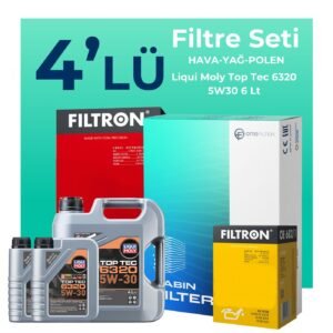 Filtron Peugeot Expert 1.5 Dizel Filtre Bakım Seti Liqui Moly Motor Yağlı (2017-2025) 4 Lü