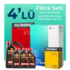 Filtron Peugeot Expert 2.0 Dizel Filtre Bakım Seti Motul Motor Yağlı (2017-2024) 4 Lü
