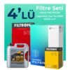 Filtron Seat Arona 1.0 TSi Filtre Bakım Seti Liqui Moly Motor Yağlı (2017-2024) 4 Lü