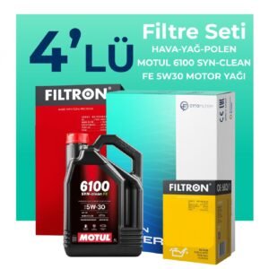 Filtron Subaru Forester 2.0 Filtre Bakım Seti Motul Motor Yağlı (2002-2008) 4 Lü