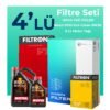 Filtron Volvo V40 1.5 Benzin Filtre Bakım Seti Motul Motor Yağlı (2015-2019) 4 Lü