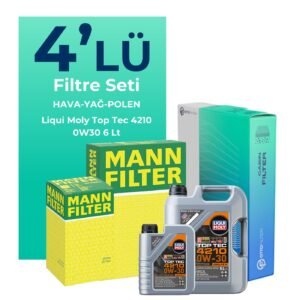 Mann Audi Q5 40 TDi Filtre Bakım Seti Liqui Moly Motor Yağlı (2021-2024) 4 Lü