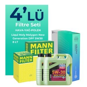 MANN Dodge Nitro 2.8 Dizel Filtre Bakım Seti Liqui Moly Motor Yağlı (2007-2012) 4 Lü