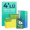 MANN Fiat Fiorino 1.3 Dizel Filtre Bakım Seti Castrol Motor Yağlı EURO 6 (2015-2024) 4 Lü