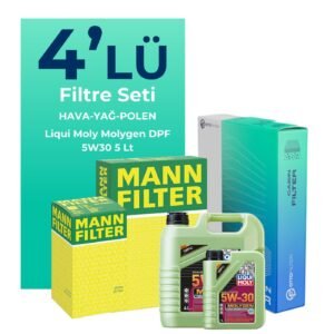 MANN Hyundai Accent Blue 1.6 Dizel Filtre Bakım Seti Liqui Moly Motor Yağlı (2011-2019) 4 Lü