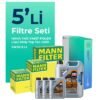MANN Mercedes CLS350 Dizel Filtre Bakım Seti Liqui Moly Motor Yağlı (2010-2011) 5 Li
