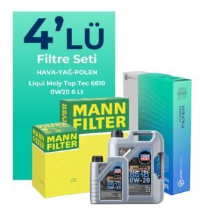 MANN Mercedes E220 Dizel Filtre Bakım Seti Liqui Moly Motor Yağlı (2023-2025) 4 Lü