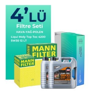 MANN Mercedes Sprinter 516 Dizel Filtre Bakım Seti Liqui Moly Motor Yağlı (2011-2022) 4 Lü