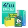 MANN Opel Astra J 1.3 Dizel Filtre Bakım Seti Castrol Motor Yağlı (2010-2015) 4 Lü