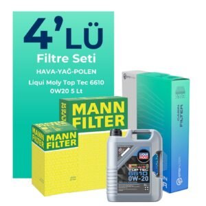 MANN Opel Insignia 1.5 Dizel Filtre Bakım Seti Liqui Moly Motor Yağlı (2018-2023) 4 Lü
