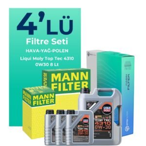 MANN Range Rover Sport 2.0 Dizel Filtre Bakım Seti Liqui Moly Motor Yağlı (2017-2019) 4 Lü