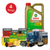 Fiat Doblo 1.3 Dizel (2001-2010) Castrol Motor Yağlı Filtre Bakım Seti Ufi Tip 4 Parça Set