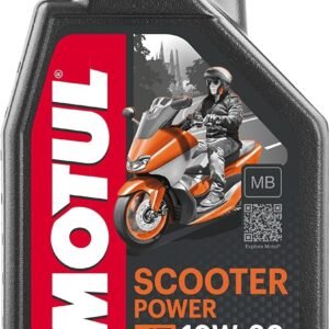 Motul Scooter Power 10W-30 MB 4T 1 Litre 4 Zamanlı Tam Sentetik Motosiklet Yağı