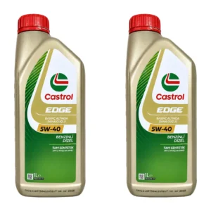 Castrol Edge 5W40 1 Lt Tam Sentetik Motor Yağı (2 Adet)