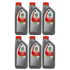 Castrol GTX 10W40 1 Lt Sentetik Motor Yağı (6 Adet)