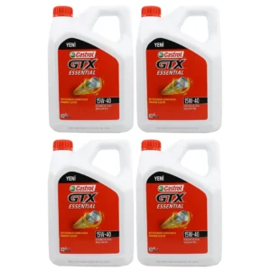 Castrol GTX Essential 15W40 4 Lt Motor Yağı (4 Adet)
