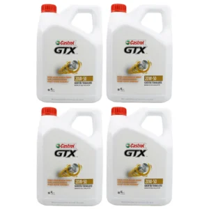 Castrol GTX 20W50 4 Lt Sentetik Motor Yağı (4 Adet)