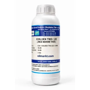 Eurolub Coldex TXO 22 İnce Makine Yağı 1 Kg