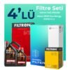 Filtron Mercedes B180 Benzin Filtre Bakım Seti Motul Motor Yağlı (2012-2018) 4 Lü