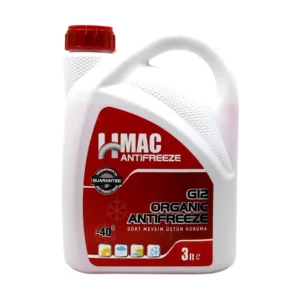 HMac Organik Kırmızı Antifriz 3 Lt -40 Derece