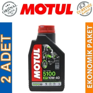 Motul 5100 10W40 4T 1 Lt Motosiklet Yağı (2 Adet)