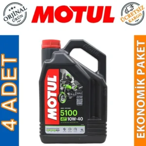 Motul 5100 10W40 4T 4 Lt Motosiklet Yağı (4 Adet)