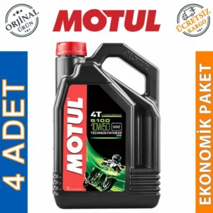 Motul 5100 10W50 4T 4 Lt Motosiklet Yağı (4 Adet)