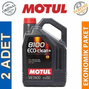 Motul 8100 Eco-Clean+ 5W30 5 Lt Tam Sentetik Motor Yağı (2 Adet)